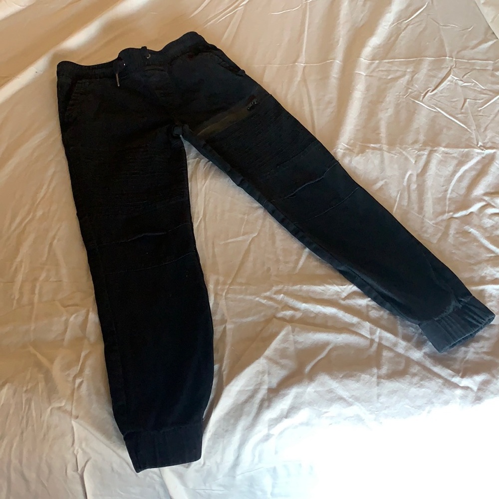 Black pants with lots of great detailing!